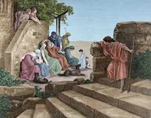 The Return of the Prodigal Son, c1866. Creator: Adolphe Francois Pannemaker