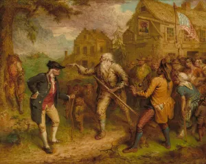 Catskills Collection: The Return of Rip Van Winkle, 1849. Creator: John Quidor