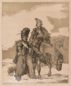 1791 1824 Prints: Return from Russia, c. 1818. Creator: Theodore Gericault (French, 1791-1824)