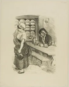 The Return of the Sailor, 153. Creator: Theophile Alexandre Steinlen