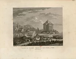 Duplessis Bertaux Gallery: Return from Varennes, Arrival of Louis Capet in Paris, 1802. Creator: Duplessis-Bertaux