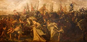 Gilbert Sir John Prints: The Return Of The Victors, 1878-1879. Creator: Sir John Gilbert