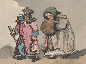 Bunbury Prints: A Return from a Visit, April 3, 1798. April 3, 1798. Creator: Thomas Rowlandson
