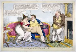 C Williams Gallery: Returned from a Northern Visit, 1823