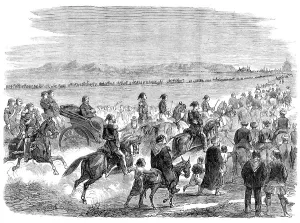 Frederick George Prints: Returning from the races at Cairo, 1864. Creator: Unknown