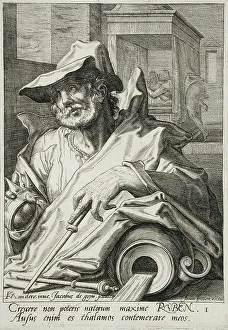 Gheyn Jacques De Ii Prints: Reuben, c1590. Creator: Jacques de Gheyn II