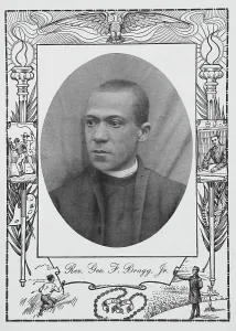 Booker T Prints: Rev. Geo. F. Bragg, Jr. [recto], 1902. Creator: Unknown