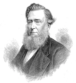 Reverend Prints: The Rev. John H. James, D.D. 1871. Creator: Unknown