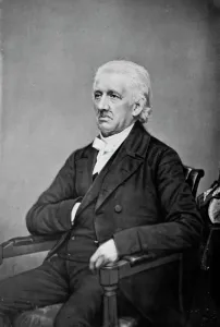 Minister Collection: Rev. Lyman Beecher, between 1855 and 1865. Creator: Unknown