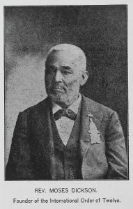 Nypl Prints: Rev. Moses Dickson, Founder of the International Order of Twelve, 1902. Creator: Unknown