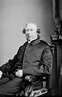 Academic Collection: Rev. Silas Totten, between 1855 and 1865. Creator: Unknown