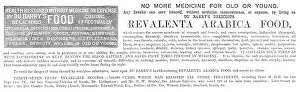 Snake Oil Prints: Revalenta Arabica Food, 1883. Creator: Unknown