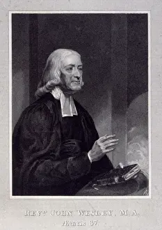Reverend Prints: Revd. John Wesley, M.A. late 18th century? Creator: Unknown