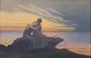Dream Prints: Reve du soir (Evening Dream), 1901. Creator: Osbert, Alphonse (1857-1939)