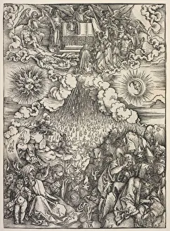Revelation of St. John: Opening of the Sixth Seal, 1511. Creator: Albrecht Dürer (German