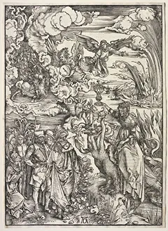 Revelation of St. John: The Woman of Babylon, 1511. Creator: Albrecht Dürer (German