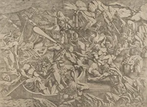 Revenge of Nauplius, 1540-45. Creator: Antonio Fantuzzi