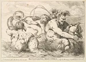 Revengeful Monsters, January 25, 1780. Creator: John Hamilton Mortimer