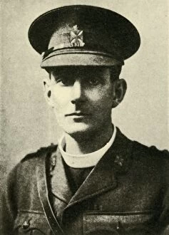 Anglican Collection: Reverend Edward Noel Mellish VC, c1916, (c1920) Creator: Unknown