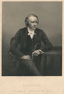 Thomson Prints: Reverend Thomas Guthrie, D. D. 1850s. Creators: Daniel John Pound, Ross and Thompson