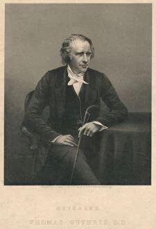 D J Pound Collection: Reverend Thomas Guthrie, D.D. 1850s. Creators: Daniel John Pound, Ross and Thompson