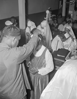 Minister Collection: Reverend Vondell Gassway, pastor of the St. Martins Spiritual Church... Washington, D.C. 1942
