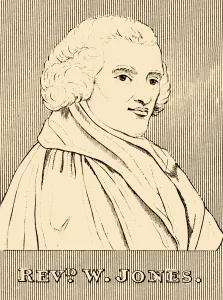 Private School Gallery: Reverend W. Jones, (1726-1800), 1830. Creator: Unknown