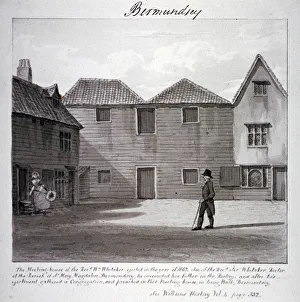 John Chessell Prints: The Reverend Whitakers meeting house, Long Walk, Bermondsey, London, c1828. Artist