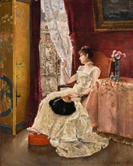 Belle Epoque Gallery: Rêverie, 1885. Creator: Stevens, Alfred (1823-1906)