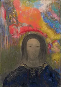 Redon Prints: Reverie, c1900. Creator: Redon, Odilon (1840-1916)