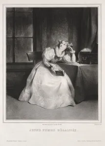 Achille Devéria Gallery: Reverie. Creator: Achille Deveria (French, 1800-1857)