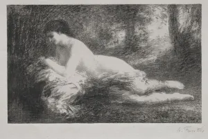 1836 1904 Prints: Reverie. Creator: Henri Fantin-Latour (French, 1836-1904)