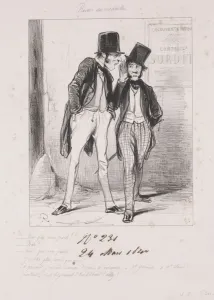 Paul Gavarni French Prints: Revers des medailles: Moi qui vous parle, 1840. Creator: Paul Gavarni (French, 1804-1866)