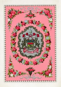 Reverse Prints: Reverse from a deck of Goodall & Son Ltd. playing cards, c1940