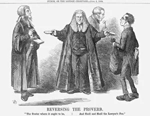 Reversing the Proverb, 1864. Artist: John Tenniel