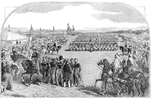 Marquee Prints: Review of the Division under Prince Napoleon before the Sultan