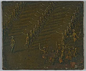 Precision Prints: Review of the King's Regiment, circa 1690, between 1685 and 1695. Creator: Unknown