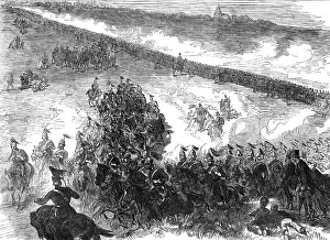 Manoeuvres Prints: Review and Sham Fight of the Dover and Shorncliffe Garrisons at Round Down