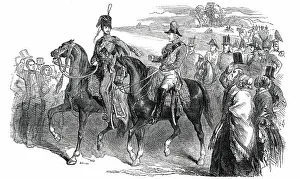 Douro Marquess Of Prints: Review on Wimbledon Common, 1850. Creator: Smyth