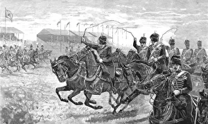 Kaiser Prints: The Review at Wimbledon before the German Emperor, 1891. Creator: John Charlton