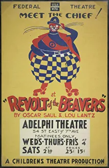 Beaver Prints: Revolt of the Beavers, New York, 1937. Creator: Unknown