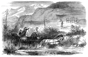 Revolutionaries Prints: The Revolution in Sicily - narrow escape of our special artist, 1860. Creator: Unknown