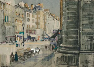 Herbert Jonathan Cape Prints: The Revolutions own street of Saint-Antoine, c1927, (1927). Artist: Henry Franks Waring