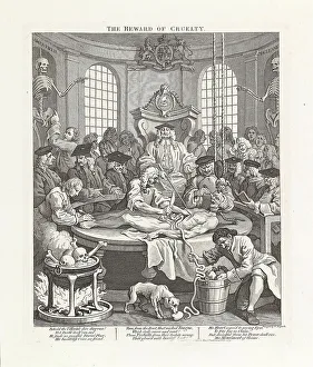 William 1697 1764 Prints: The reward of cruelty. Series The four stages of cruelty