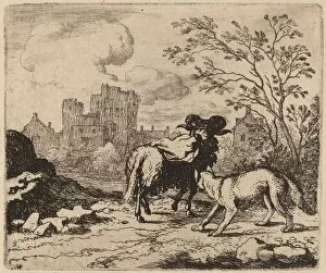 Reynard The Fox Gallery: Reynard Asks the Ram to Deliver a Document, probably c. 1645 / 1656