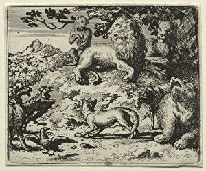 Allart Van Everdingen Dutch Prints: Reynard the Fox: The Animals Complain of Reynards Pardon