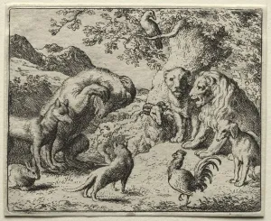 Reynard the Fox: The Complaint of the Bear. Creator: Allart van Everdingen (Dutch, 1621-1675)