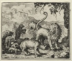 Reynard the Fox: First Complaint of the Wolf. Creator: Allart van Everdingen (Dutch, 1621-1675) Reynard the Fox: First Complaint of the Wolf. Creator: Allart van Everdingen (Dutch, 1621-1675)