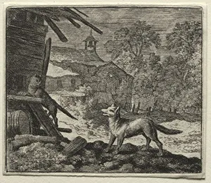 Reynard the Fox: Reynard Deceives the Cat. Creator: Allart van Everdingen (Dutch, 1621-1675) Reynard the Fox: Reynard Deceives the Cat. Creator: Allart van Everdingen (Dutch, 1621-1675)