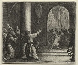 Reynard the Fox: Reynard Tricks the Wolf. Creator: Allart van Everdingen (Dutch, 1621-1675)
